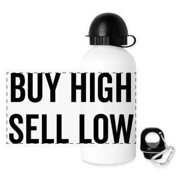 Buy High Sell Low - Panoramic Thermal Bottle with Lid 500 ml - white - Front