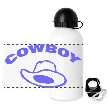 Cowboy - Panoramic Thermal Bottle with Lid 500 ml - white - Front