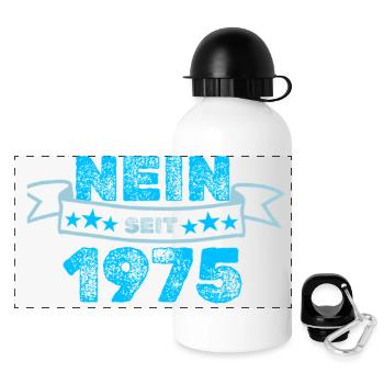 No 1975 - Panoramic Thermal Bottle with Lid 500 ml - white - Front