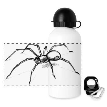 Helle Spinne Illustration Tier - lllustration - Panorama Trinkflasche mit Deckel 500 ml - Weiß - Vorne