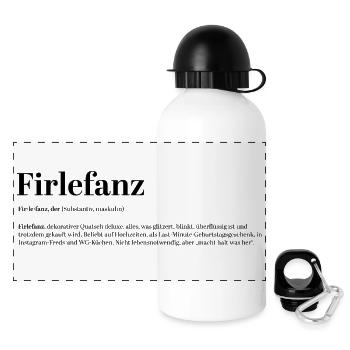 Frippery Definition Fun Fun Funny - Panoramic Thermal Bottle with Lid 500 ml - white - Front