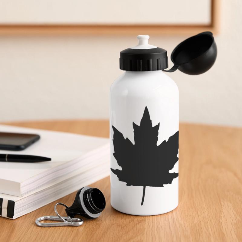 Maple Leaf Panoramic Thermal Bottle with Lid 500 ml