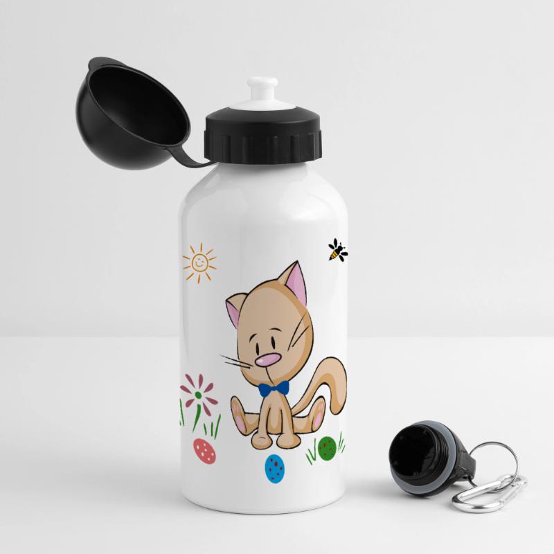 Easter Easter Eggs Panoramic Thermal Bottle with Lid 500 ml