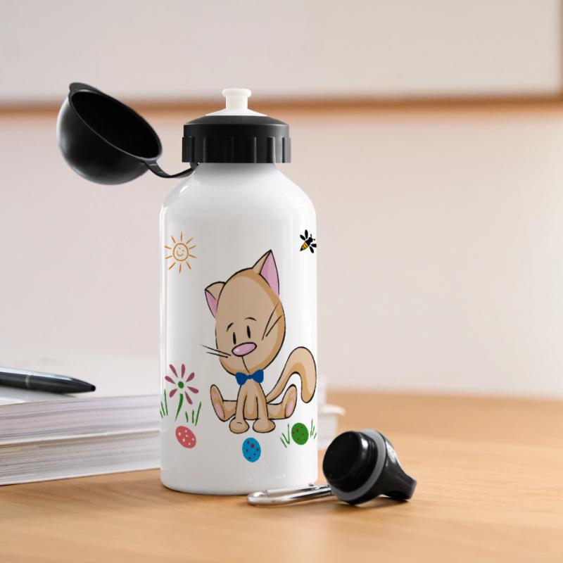 Easter Easter Eggs Panoramic Thermal Bottle with Lid 500 ml