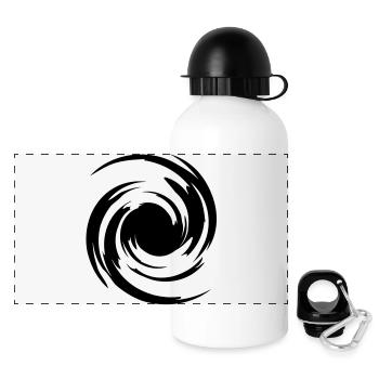 big_swirl - Panoramic Thermal Bottle with Lid 500 ml - white - Front
