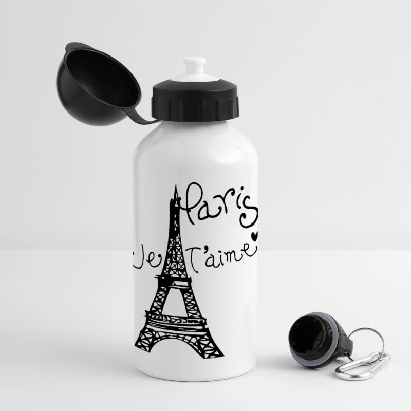 Paris Je T'aime Eiffel tower Panoramic Thermal Bottle with Lid 500 ml