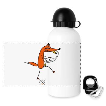 Love for the goose - Gourde panoramique avec couvercle 500 ml - blanc - Devant