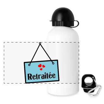 RETIRED - Panoramic Thermal Bottle with Lid 500 ml - white - Front