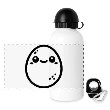 laughing egg - Panoramic Thermal Bottle with Lid 500 ml - white - Front