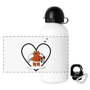 Cupid Alsace - Panoramic Thermal Bottle with Lid 500 ml - white - Front