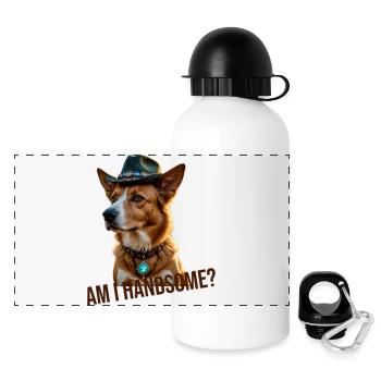 Cool dog - Panoramic Thermal Bottle with Lid 500 ml - white - Front