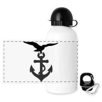Anchor Seagull - Panoramic Thermal Bottle with Lid 500 ml - white - Front