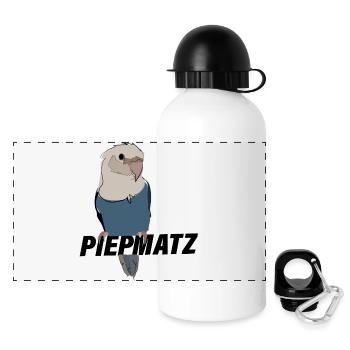 Birdie - Gourde panoramique avec couvercle 500 ml - blanc - Devant