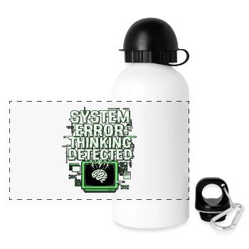 System Error - Panoramic Thermal Bottle with Lid 500 ml - white - Front
