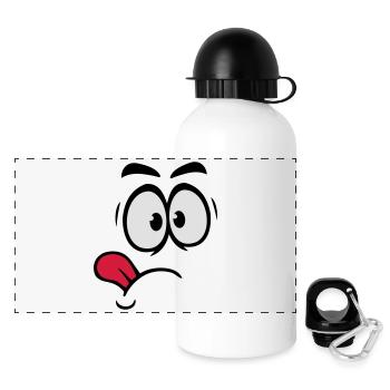 tounge - Panoramic Thermal Bottle with Lid 500 ml - white - Front