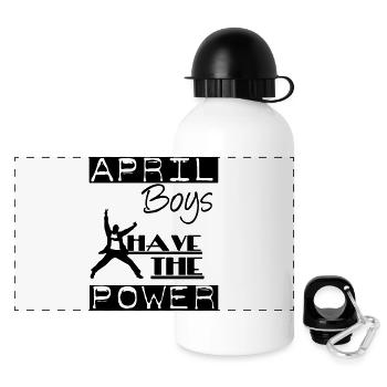 April Boys - Panoramic Thermal Bottle with Lid 500 ml - white - Front