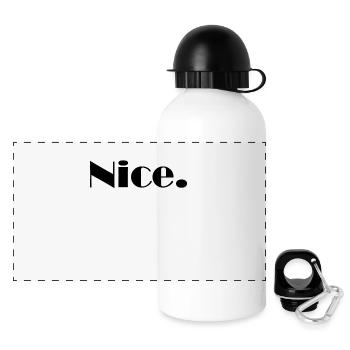Nice Nice Mega Nice - Panoramic Thermal Bottle with Lid 500 ml - white - Front