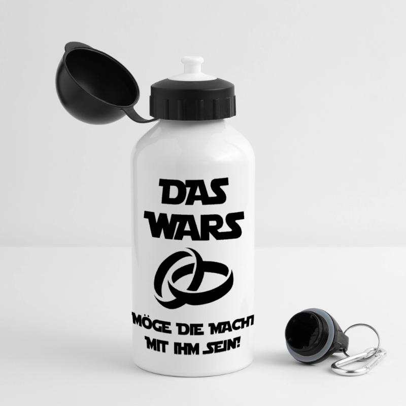 das_wars_ehe Panorama Trinkflasche mit Deckel 500 ml