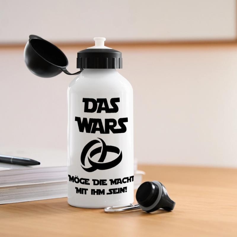 das_wars_ehe Panorama Trinkflasche mit Deckel 500 ml