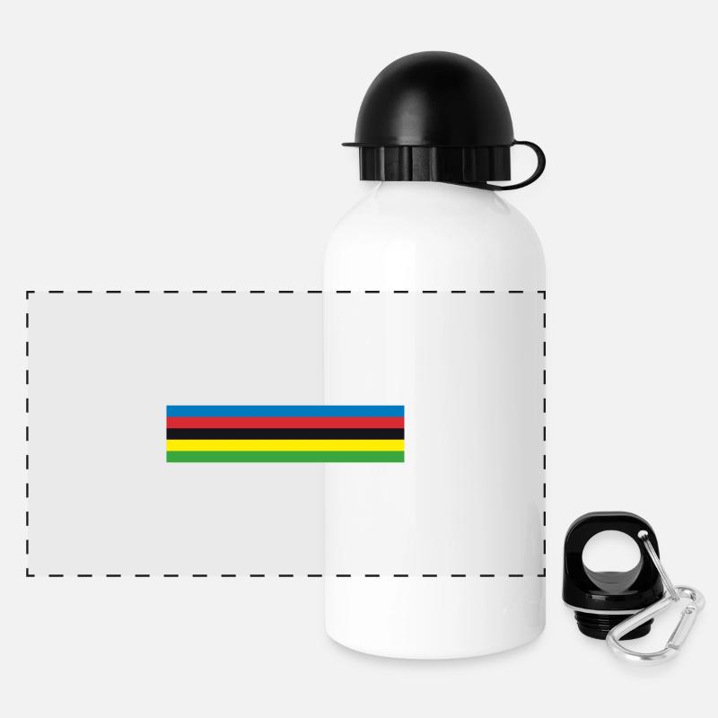 World Champion - Panoramic Thermal Bottle with Lid 500 ml - white