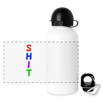 very happy 40 years old - Panoramic Thermal Bottle with Lid 500 ml - white - Front
