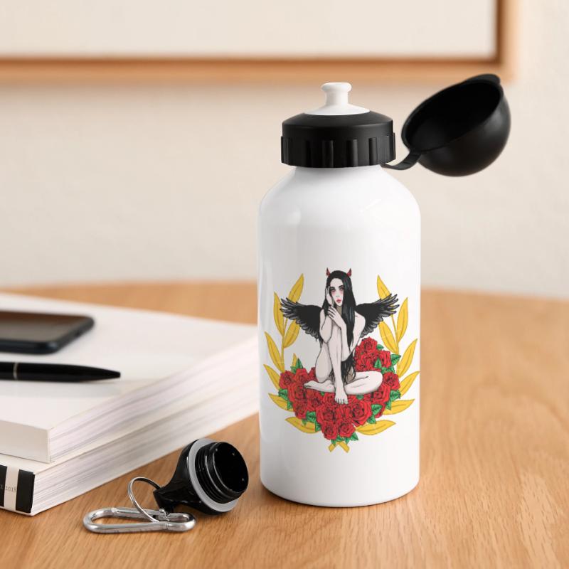 Devilish Devil Woman Satan's Roast Devil Panoramic Thermal Bottle with Lid 500 ml