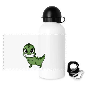 8th birthday - 8 years old - I am 8 - Panoramic Thermal Bottle with Lid 500 ml - white - Front