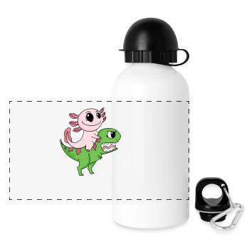 10. Geburtstag Motiv - 10 Jahre Geschenk - Panorama Trinkflasche mit Deckel 500 ml - Weiß - Vorne