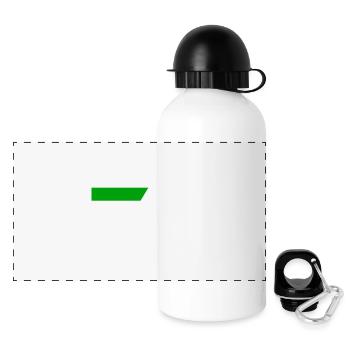 60e anniversaire 60% de vie 60 ans de vie Poutre de chargement - Gourde panoramique avec couvercle 500 ml - blanc - Devant