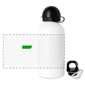 40e anniversaire 40% de vie 40 ans de vie Poutre de chargement - Gourde panoramique avec couvercle 500 ml - blanc - Devant