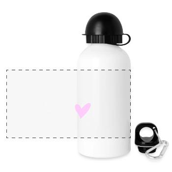Oma 2022 - Werdende Oma 2022 - Panorama Trinkflasche mit Deckel 500 ml - Weiß - Vorne