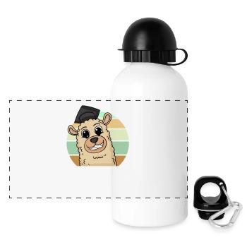 Doctorate Doctoral Thesis Doctoral Degree - Panoramic Thermal Bottle with Lid 500 ml - white - Front
