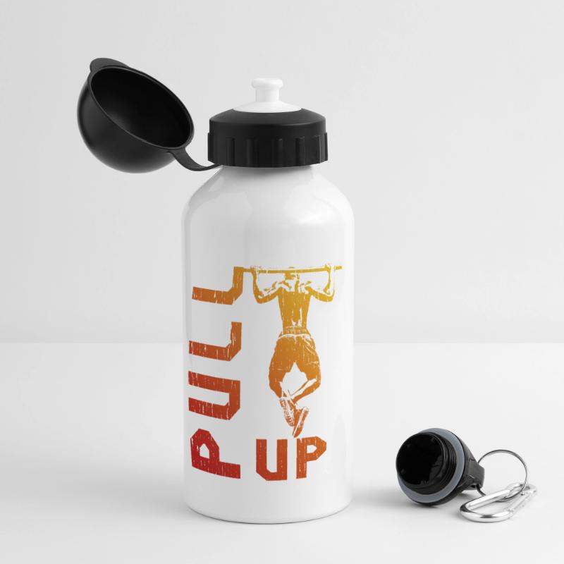 Gradient pull-up silhouette Panoramic Thermal Bottle with Lid 500 ml