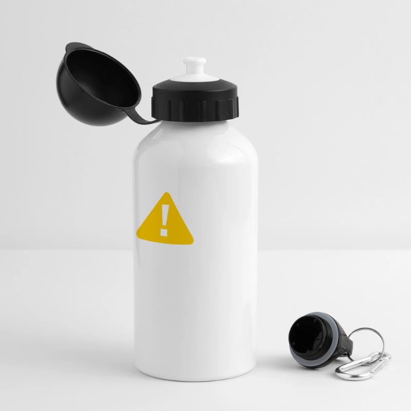Computer- und Programmierer Geek. 404 Fehler Panorama Trinkflasche mit Deckel 500 ml