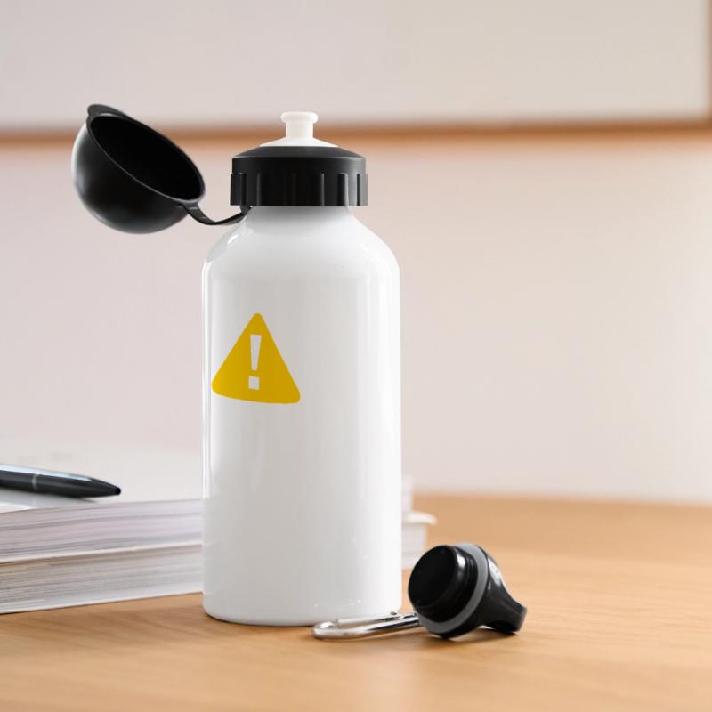 Computer- und Programmierer Geek. 404 Fehler Panorama Trinkflasche mit Deckel 500 ml