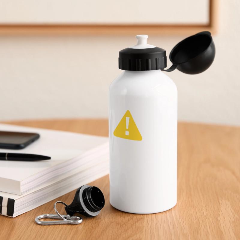 Computer- und Programmierer Geek. 404 Fehler Panorama Trinkflasche mit Deckel 500 ml