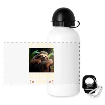 Sloth My Official Sleeping Shirt Pajama Sleep - Panoramic Thermal Bottle with Lid 500 ml - white - Front