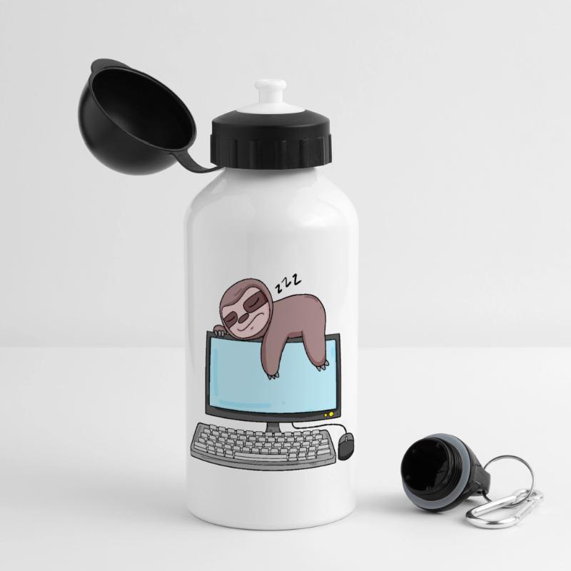 Computer Nerd Programmer Gift Panoramic Thermal Bottle with Lid 500 ml