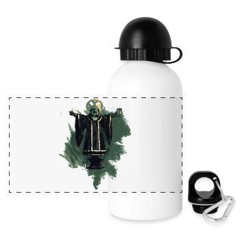 München retro look stylish - Panorama Trinkflasche mit Deckel 500 ml - Weiß - Vorne