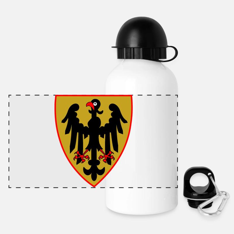 Holy Roman Empire - Panoramic Thermal Bottle with Lid 500 ml - white
