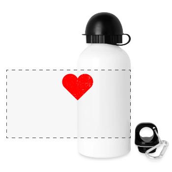Dividends I Love Dividends I Love Stocks Stock Market - Panoramic Thermal Bottle with Lid 500 ml - white - Front