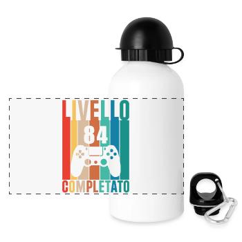 Birthday Level 84 - Panoramic Thermal Bottle with Lid 500 ml - white - Front