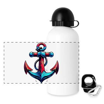 An Anchor - Panoramic Thermal Bottle with Lid 500 ml - white - Front