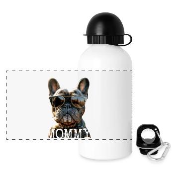 Frenchie Maman Maman Fête des Mères Dogue Allemand - Gourde panoramique avec couvercle 500 ml - blanc - Devant