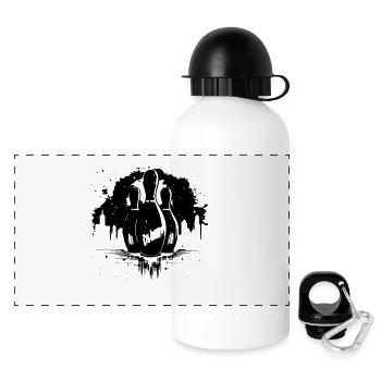 Bowling Graphics - Panoramic Thermal Bottle with Lid 500 ml - white - Front