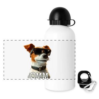 Jack Russell Mommy Mom Mother's Day Mom Jack Russell - Panoramic Thermal Bottle with Lid 500 ml - white - Front