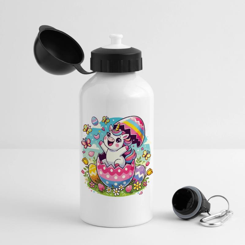 Easter Happy Easter Easter Bunny Easter Egg Spring Panoramic Thermal Bottle with Lid 500 ml