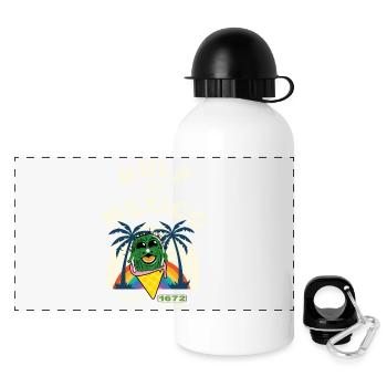 Vacances au Mexique Voyage au Mexique - Gourde panoramique avec couvercle 500 ml - blanc - Devant