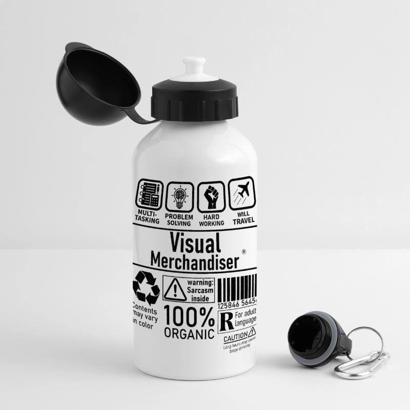 Visual Merchandiser multi tasking problem solving Panoramic Thermal Bottle with Lid 500 ml