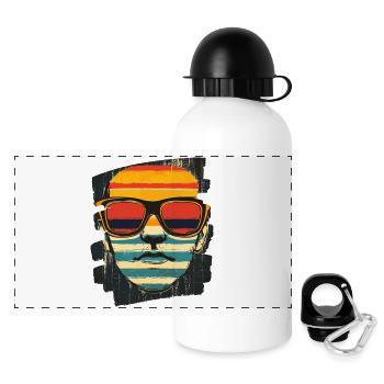 Sunglasses - Panoramic Thermal Bottle with Lid 500 ml - white - Front